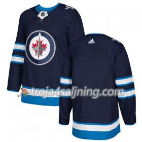 Winnipeg Jets tröja Blank Adidas 2017-2018 Marinblå Authentic - NHL Tröjor Herr